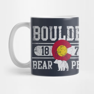 Boulder Colorado Bear Peak Vintage Fade Mug